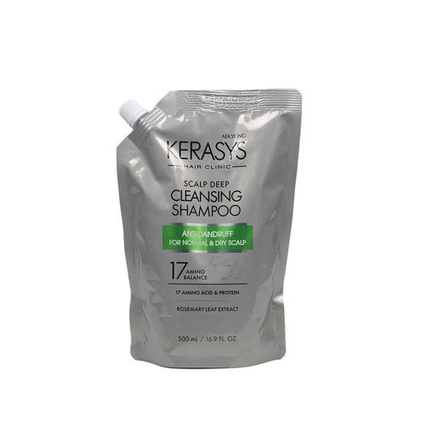 Kerasys - Scalp Care Deep Cleansing - Shampoo Refil 500ml (Para Couro Cabeludo Normal a Seco)